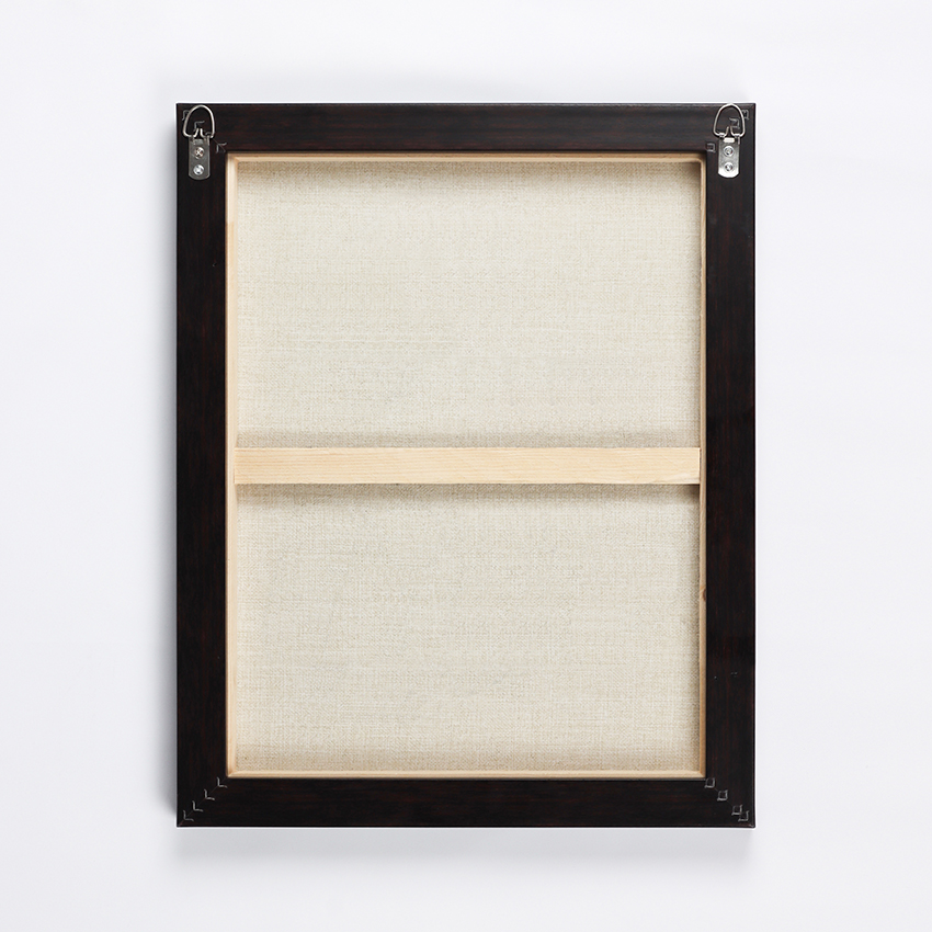Framed Burlap Minimalist Line Oju Odi Obirin (8)